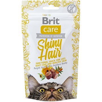 Brit Care Cat Snack Shiny Hair 50 g - Pamlsky pro kočky