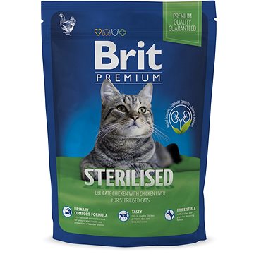 Brit Premium Cat Sterilised 1,5 kg - Granule pro kočky