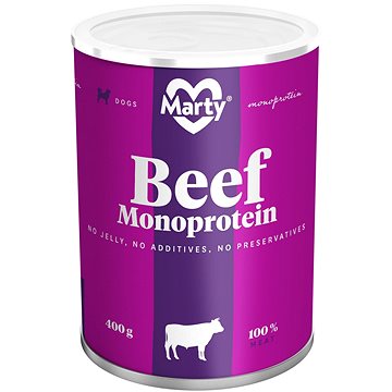 

MARTY Monoprotein 100% maso hovězí 400 g