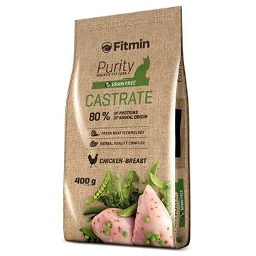 

Fitmin Purity Cat Castrate s čerstvým kuřetem pro kastrované kočky 400 g