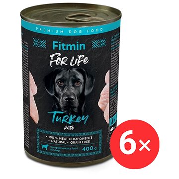 

Fitmin For Life Krůtí konzerva pro psy 6 × 400 g