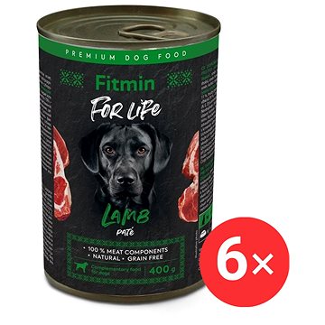 

Fitmin For Life Jehněčí konzerva pro psy 6 × 400 g