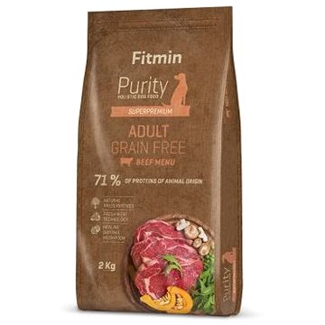 Fitmin dog Purity GF Adult Beef - 2 kg - Granule pro psy