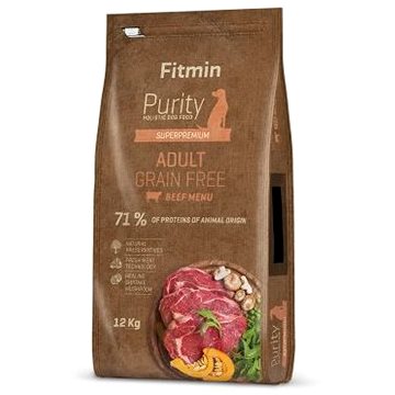 Fitmin dog Purity GF Adult Beef - 12 kg - Granule pro psy