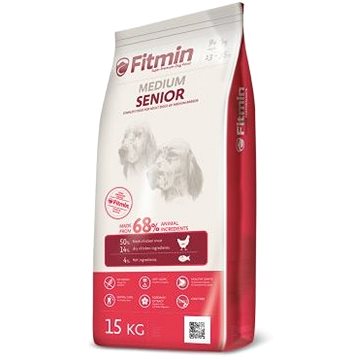 Fitmin dog medium senior - 15 kg - Granule pro psy
