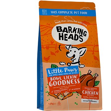 

Barking Heads Little Paws Bowl Lickin Good Chick 1,5 kg