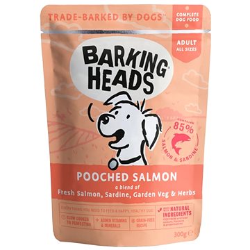 Barking Heads Pooched Salmon kapsička 300 g - Kapsička pro psy