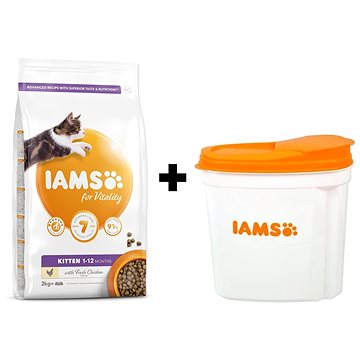 iams cat food container