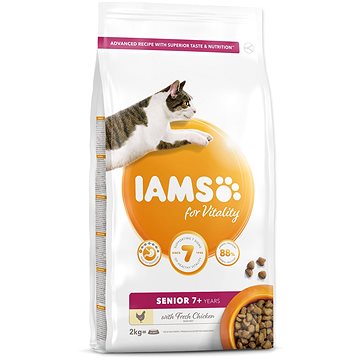 IAMS Cat Senior Chicken 2 kg - Granule pro kočky