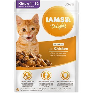 

IAMS Delights pro koťata - s kuřecím v omáčce 85 g