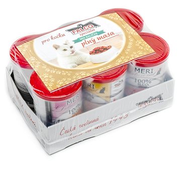 

Sokol Falco MIX masových konzerv pro kočky 6 × 400 g