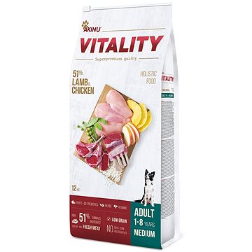 

Akinu VITALITY dog adult medium lamb & chicken 12 kg
