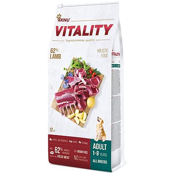 

Akinu VITALITY dog adult hypoallergic lamb 12 kg