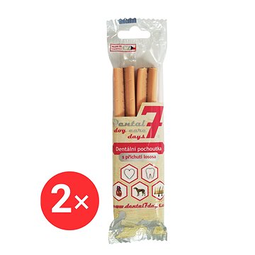 

Dental DOG Care 7 days dentální pochoutka s příchutí lososa 2 × 2 ks
