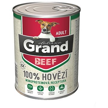 

Grand Deluxe 100% hovězí Adult 820 g