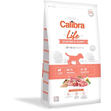 Calibra Dog Life Starter & Puppy Lamb 2,5 kg - Granule pro štěňata