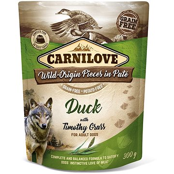 

Carnilove Dog Pouch Paté Duck with Timothy Grass 300 g