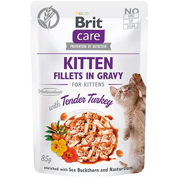 

Brit Care Cat Kitten Fillets in Gravy with Tender Turkey 85 g
