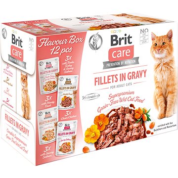

Brit Care Cat Flavour box Fillet in Gravy 12 × 85 g