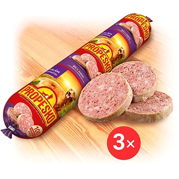 

Propesko salám pro psy s jehněčím 3 × 1 kg
