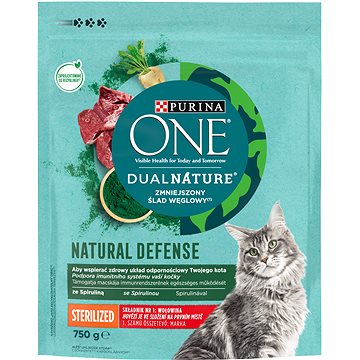 

Purina ONE Dual Nature Sterilized spirulina s hovězím 750 g