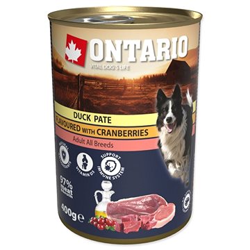 

Ontario Konzerva kachní paté s brusinkami 400 g