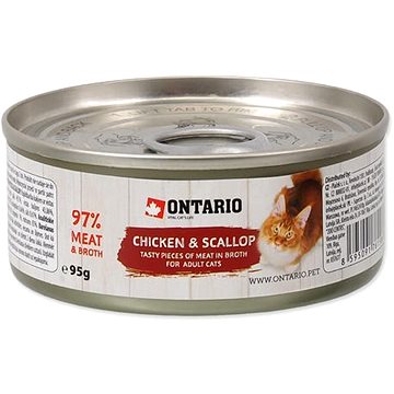 

Ontario Konzerva kuřecí kousky s mušlemi 95 g