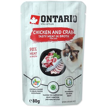 

Ontario Kapsička kuřecí a treska ve vývaru 80 g