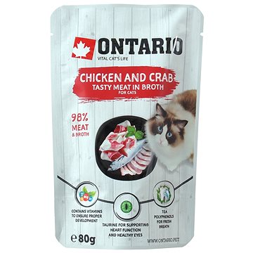 

Ontario Kapsička kuřecí a krab ve vývaru 80 g