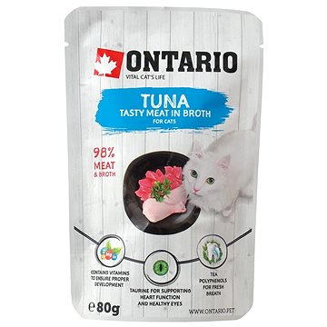 

Ontario Kapsička tuňák ve vývaru 80 g