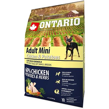 

Ontario Adult Mini Chicken & Potatoes 2,25 kg