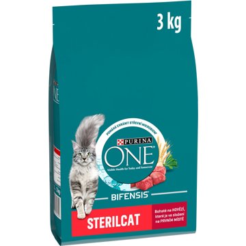

Purina ONE Sterilcat s hovězím 3 kg