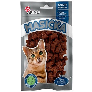 

Akinu Jehněčí kousky pro kočky 50 g