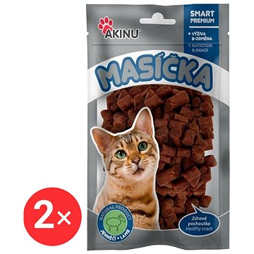 

Akinu Jehněčí kousky pro kočky 2 × 50 g