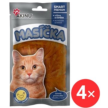 

Akinu Kuřecí řezanky pro kočky 4 × 50 g