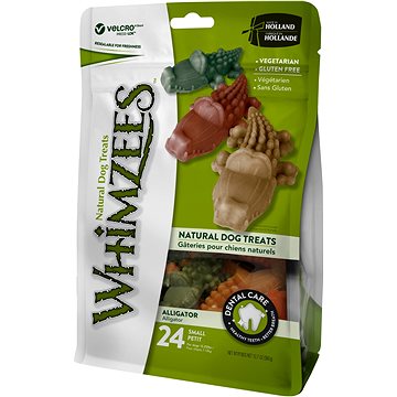 

Whimzees Dental aligátor S 15 g, 24 ks