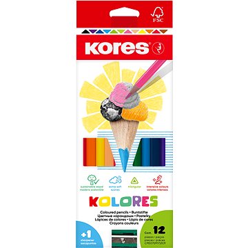 

KORES KOLORES 12 barev