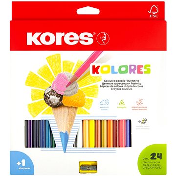

KORES KOLORES 24 barev