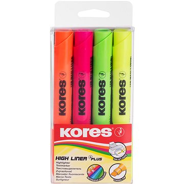 

KORES HIGH LINER PLUS sada 4 barev