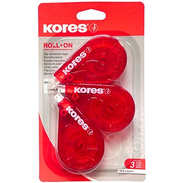 

KORES Roll on 15 m x 4,2 mm - balení 3 ks