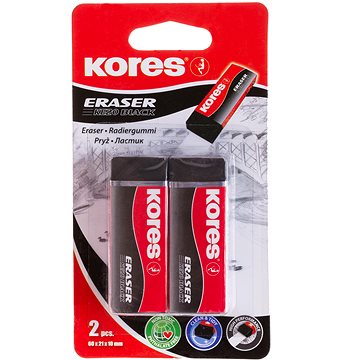 

KORES KE20 60 x 21 x 10 mm, černá - balení 2 ks