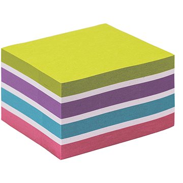 

KORES CUBO Pastel Recyklovaný 75 x 75 mm, 450 lístků, mix barev