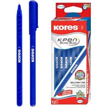 

KORES K0 Pen M - 1 mm, modré - balení 12 ks
