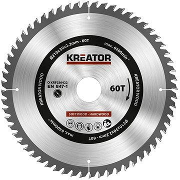 

KREATOR Pilový kotouč na dřevo 210mm 60T KRT020422