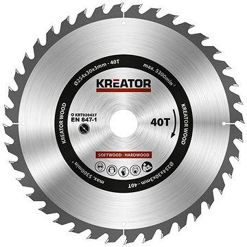 

KREATOR Pilový kotouč na dřevo 254mm 40T KRT020427