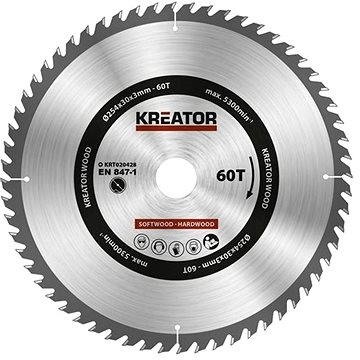 

KREATOR Pilový kotouč na dřevo 254mm, 60T KRT020428
