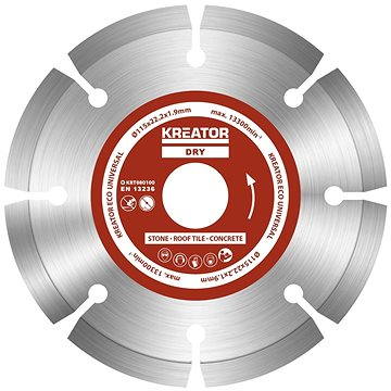 

KREATOR Diamantový kotouč segmentový 115mm UNIVERZAL 3ks sada KRT080100