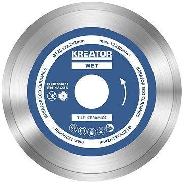 

KREATOR Diamantový kotouč celoobvodový 125mm 3ks sada KRT080201