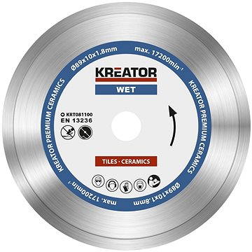 

KREATOR Diamantový kotouč celoobvodový 89mm PREMIUM KRT081100