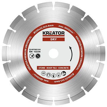 

KREATOR Diamantový kotouč segmentový 230mm PREMIUM KRT082104